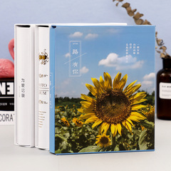 相冊本插頁式影集5寸過塑200張家庭照片影樓跨境photoalbum大相薄