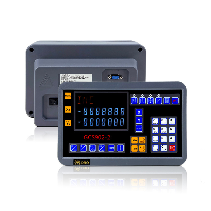 液晶大屏幕2/3轴光栅尺数显表套装 机床铣床光学尺电子尺批发X20