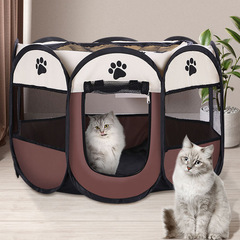 Pet octagonal tent, cat kennel, dog kennel, dog bed, dog cage, breeding, pregnancy and maternity room, pet supplies