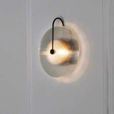 Postmodern originality Glass a living room Wall lamp designer Art Bedside bedroom sofa Background wall Open House Wall lamp