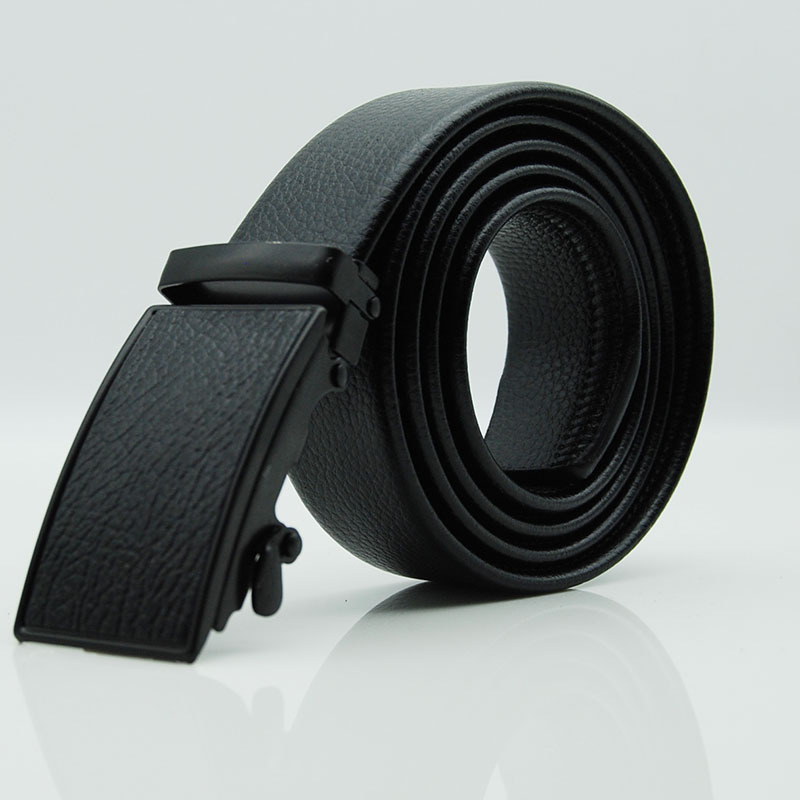 Men's Automatic Buckle Network Red Explosive Four Seasons General Black Iron Belt Wholesale Factory A Large Number Of Stock undefined