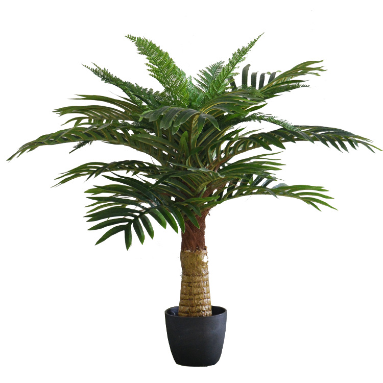 Plantas artificiales de girasol en maceta, troncos de madera auténtica para centros comerciales y hoteles, plantas verdes artificiales, palmeras artificiales, plantas decorativas para hoteles al por mayor