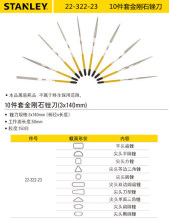 STANLEYʷS 10׽ʯS3x140mm22-322-23