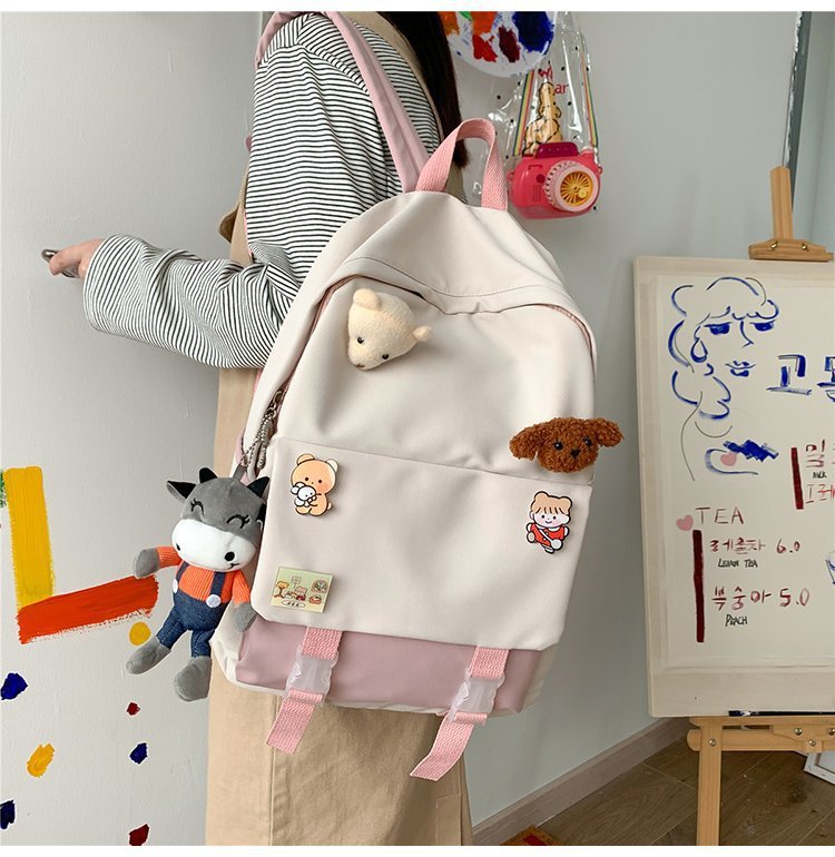 Korean Hit Color Schoolbag Wholesale display picture 15