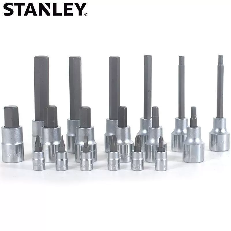 Набор Stanley 18 предметов, профиль 6,3 мм и 12,5 мм, шестигранные насадки, серия 91-942-22