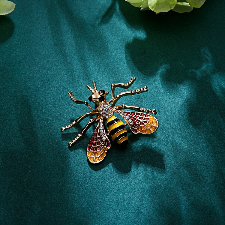 20g Weight Rhinestones Inlay Material Brooches Classification Alloy Material Animal Pattern Plating Craft Fashion Pin Animal Alloy Plating Rhinestones Unisex Brooches 10