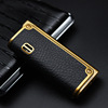 High -end business paste leather relief rush rushing lighter conventional full -time air -to -air dot cigar smoke fighting lighter wholesale