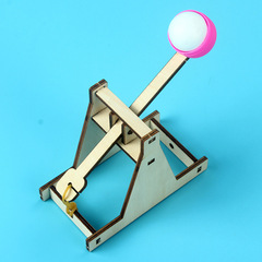 科技小製作木製投石機 小發明玩具 手工diy投石器 科學實驗器材料