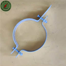 adss光缆抱箍现货 单长尾抱箍图片 电线杆抱箍商家 拉线抱箍240