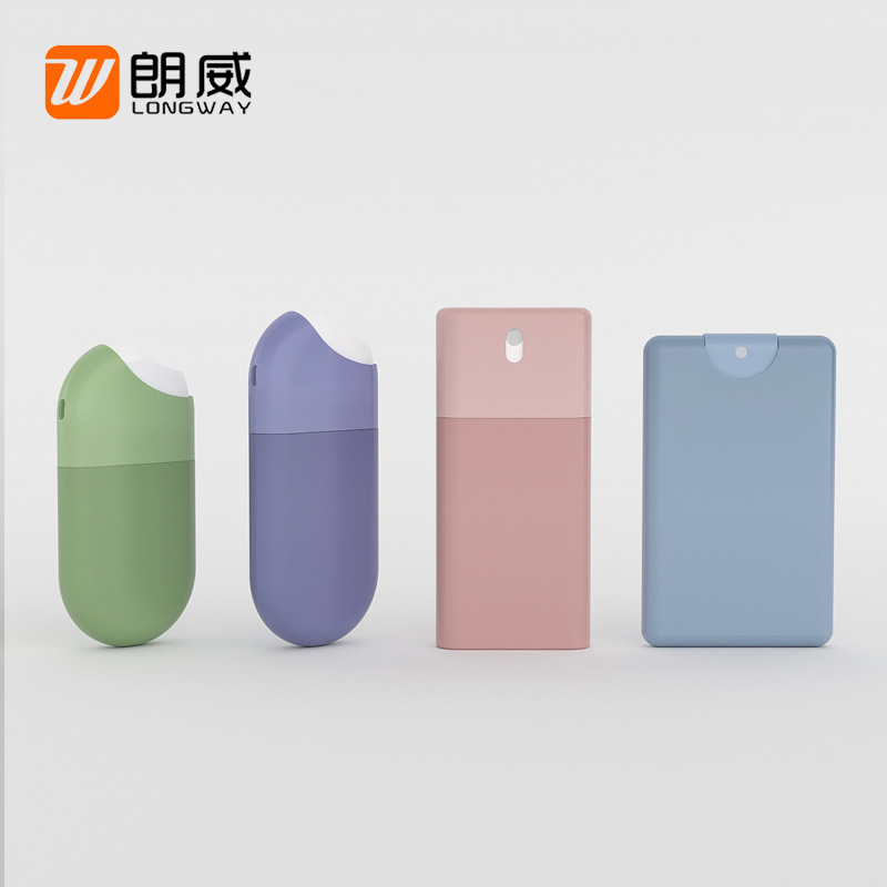 Tarjeta de perfume de spray portátil perfume sub-botella tarjeta spray prensa botella de spray