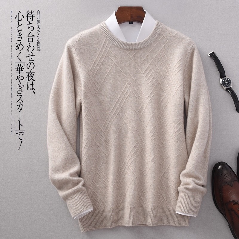 2020 Autumn and winter new pattern T-shirts Multicolor Cashmere sweater Solid leisure time Large knitting Base coat thickening sweater