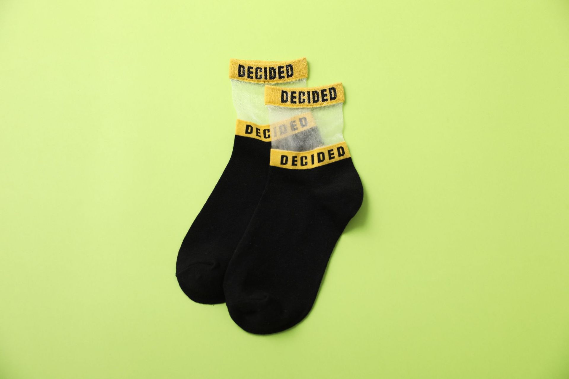 New Fashion Sweat-absorbent Letters Cotton Socks Set display picture 8