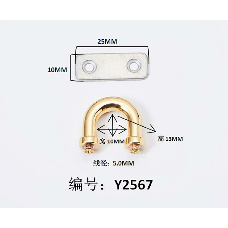 Metal bag accessory for men and women, straps, buckle, factory direct supply