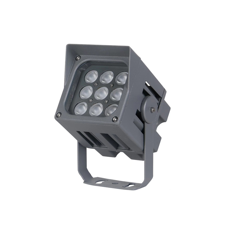 新款科瑞芯片方形大功率led投光灯6W 9W 18W户外防水投射灯洗柱灯