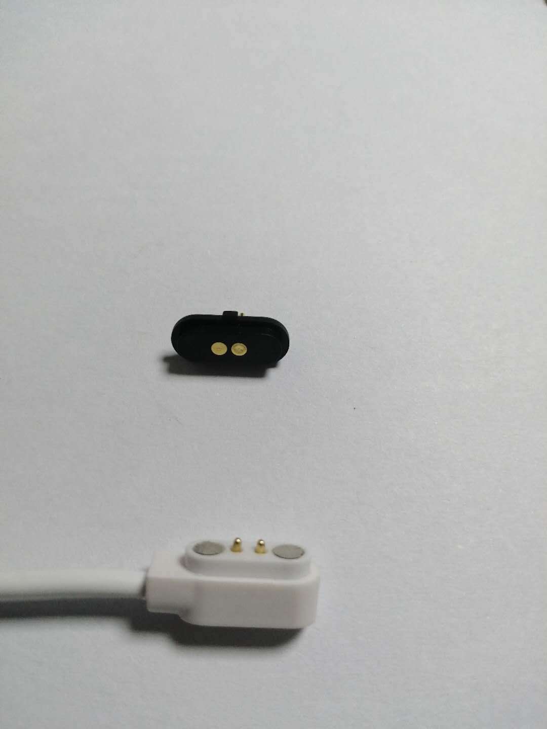 Magnetic suction thimble connector 2PIN2.84MM,4mm. 7.62mm waterproof contact thimble charging line