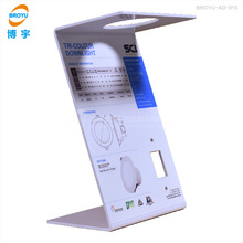 LED灯具亚克力展示架 pvc电子展架安迪 led雪弗板货架促销灯批发