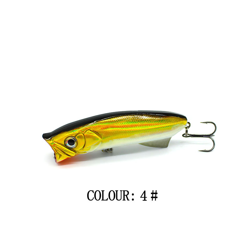 Floating Popper Fishing Lures 80mm 11g Hard Plastic Baits Fresh Water Bass Swimbait Tackle Gear