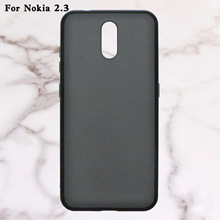 适用于诺基亚 Nokia 2.3 手机壳TPU内外磨砂布丁套彩绘皮套素材壳