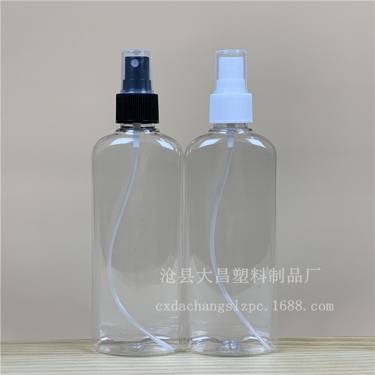 批发 200ml扁方喷雾瓶 pet透明塑料瓶 液体喷瓶 清洁剂喷壶