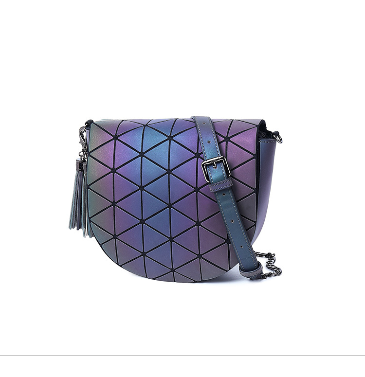 Borsa a tracolla donna a sella geometrica alla moda_voghion.com