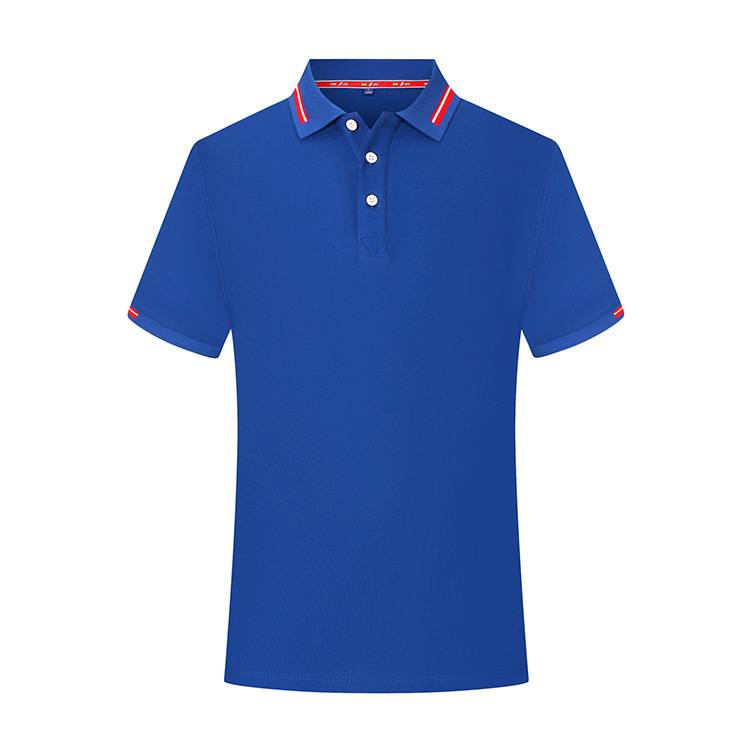 批发男款翻领t恤 工作服广告衫定制logo 活动服团队服diy印图印字|ru