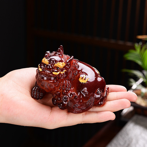 Factory direct sale color-changing tea pet toad Pixiu three-legged golden toad lucky tea pet ornaments can raise creative small ornaments