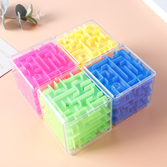 Children's toys three-dimensional maze walking beads brain focus puzzle 3D maze parent-child toys small Rubik's Cube wholesale