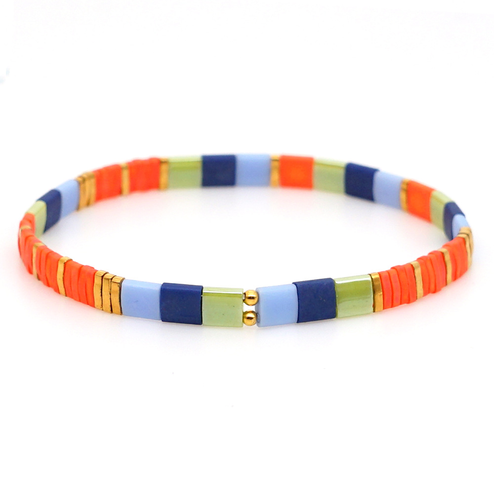 Spring And Summer Models Fashion Beach Bohemian Bracelet Tila Bead Jewelry Wholesale Nihaojewelry display picture 8