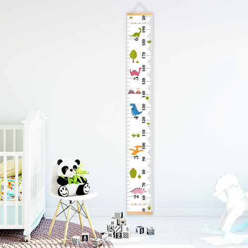 Cross-border best-selling children's height stickers cartoon animal measuring ruler removable artifact measurement Growth Chart
