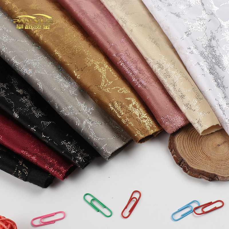 绒布厂家秋冬新品全涤丽丝绒荷兰绒烫金印花沙发抱枕箱包窗帘面料