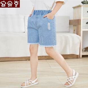 Джинсовая юбка, летние шорты, детские штаны, джинсы, в западном стиле, в корейском стиле