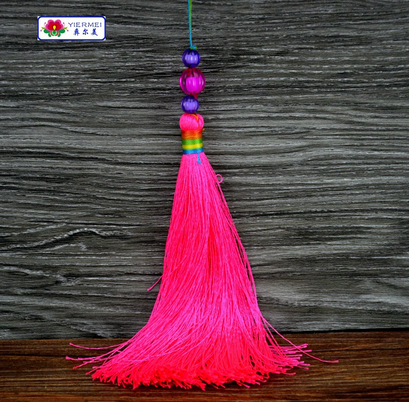 Arr; silk 6 cm polyester Miao style the Amau tassel dress tassel tassel DIY accessories tassels