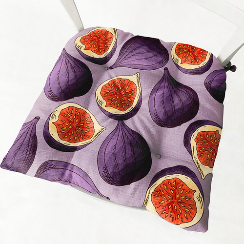 Mr. Bao Fruit Thick Chair Cushion Modern Simple Southeast Asian Style Chair Cushion Customized Wholesale Cushion