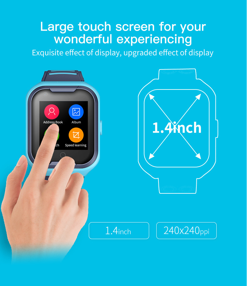The 4G version of the cross-border smart watch exclusively for students and children supports video calls, full network compatibility, AI payment and positioning undefined
