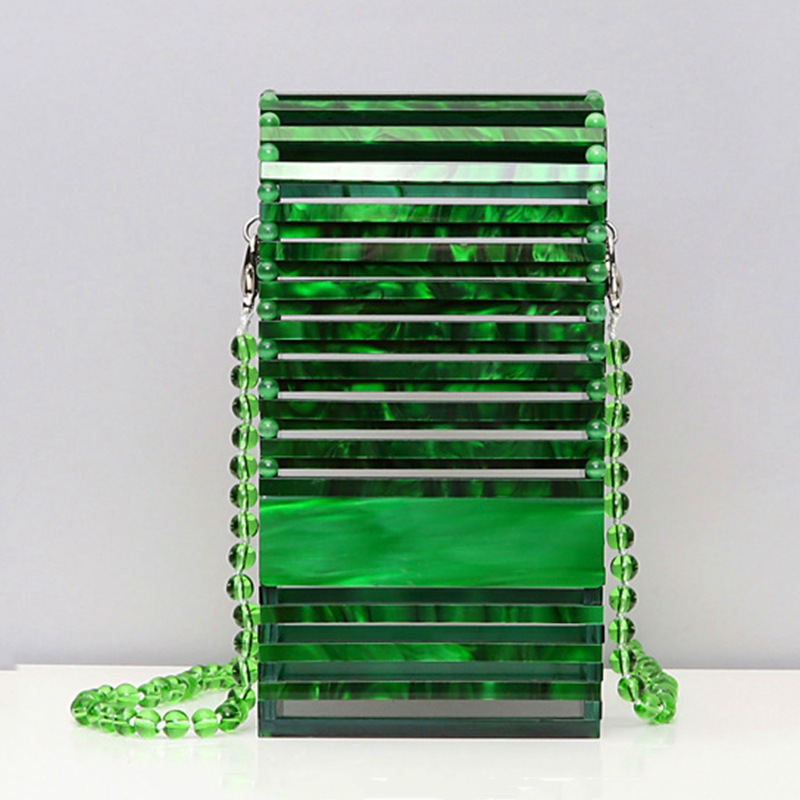 ins风网红同款亚克力编织包包亚克力特色包包