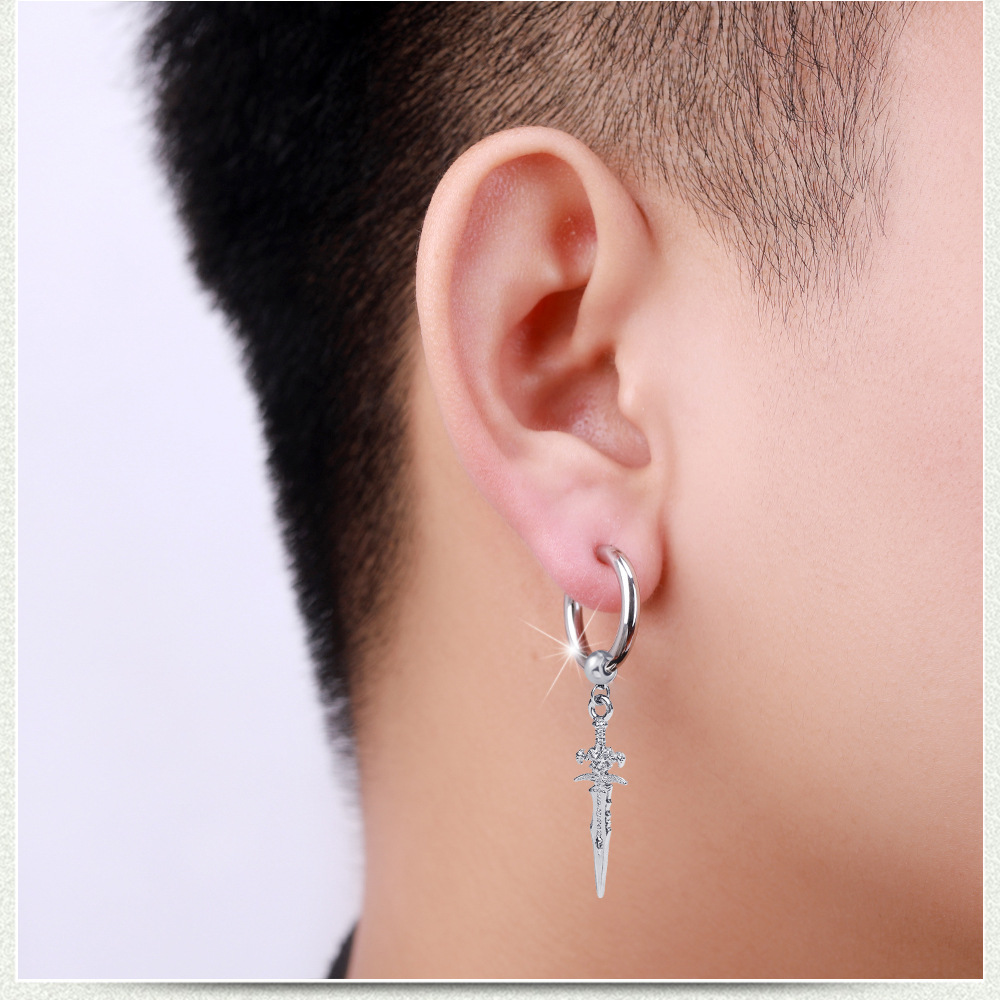 Geometric Plating Stainless Steel No Inlaid Earrings display picture 1