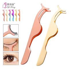 Manufacturer direct supply eyelash curler eyelash tweezers stainless steel false eyelash curler beauty tools