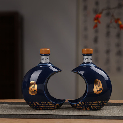 Jingdezhen Manufactor wholesale Wine Wine Glass ceramics The wine bottle suit