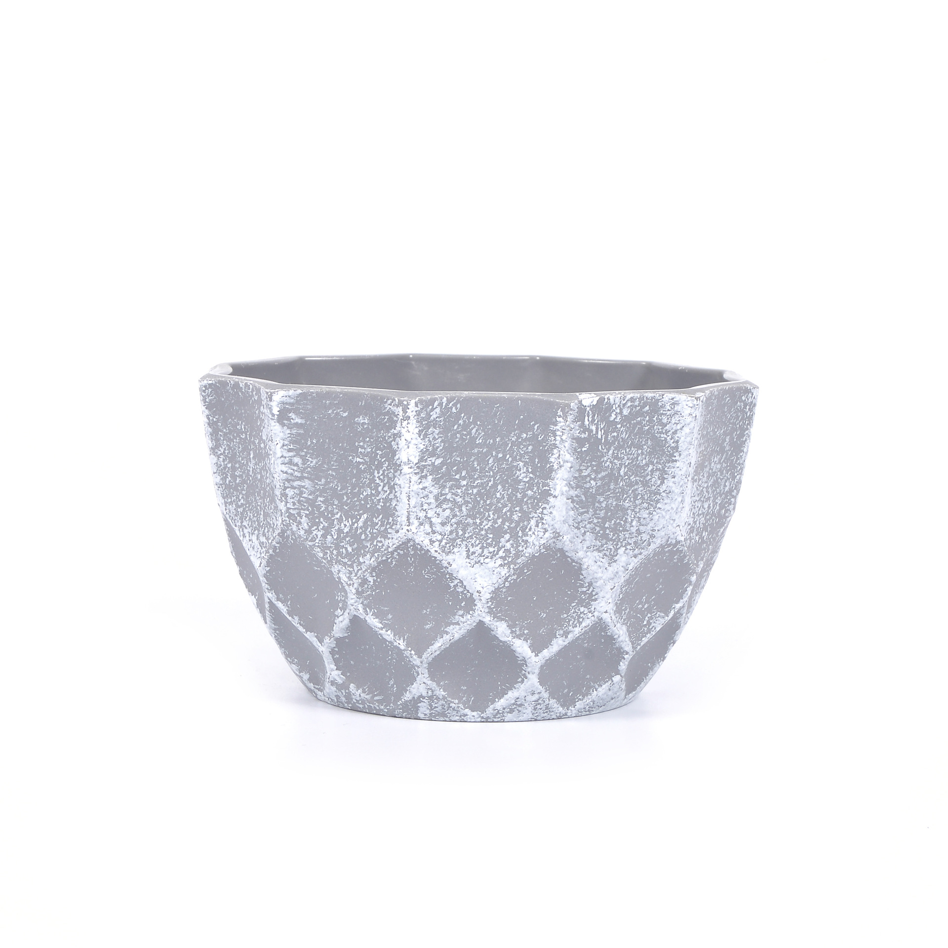 Manufacturers Imitation Cement Diamond Horn Flower Pot Simple Retro Plastic Imitation Porcelain Succulent Plant Pot Shaped Stone To Do Old Specification drawing