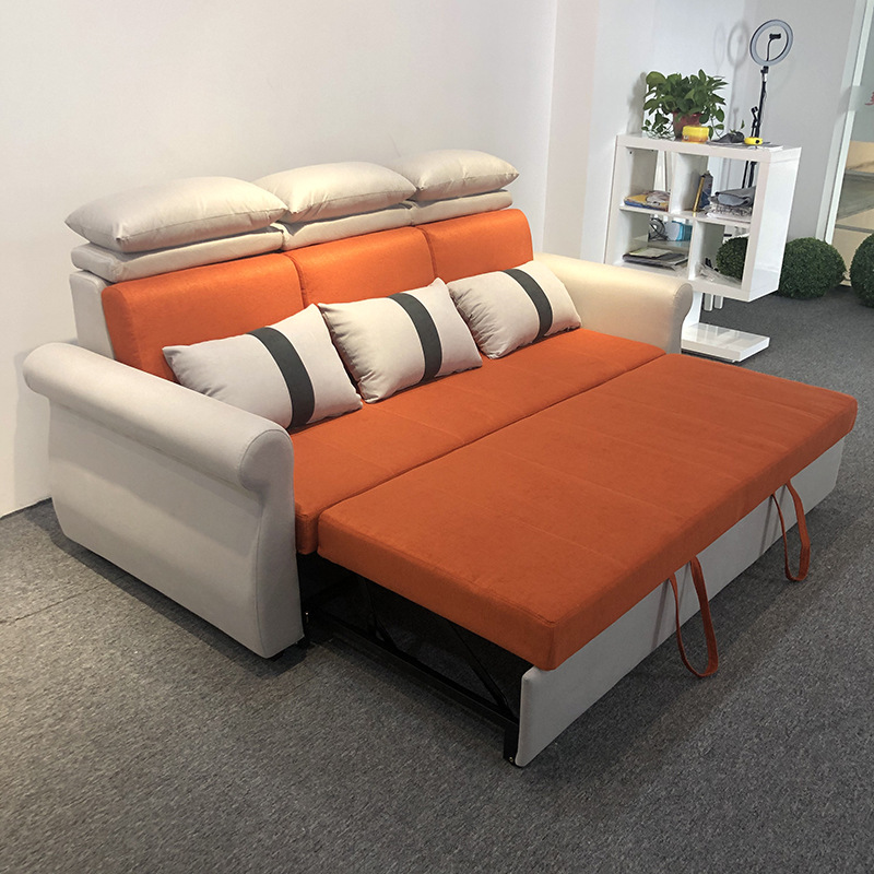 Sofá cama plegable multifuncional de 1,5 m, sofá de tecnología de látex tipo hotel de casa pequeña de 1,8 m image 3