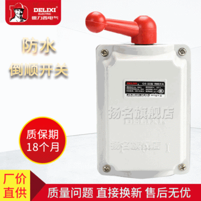 QS-60 德力西防尘 倒顺开关 DELIXI  广州批发 逆转开关|ms