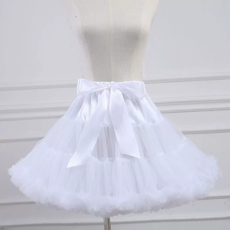 45 см хлопок карамель юбка лолита Лолита марлевая юбка супер навес жестокая мягкая пряжа бескостная юбка облачная поддержка