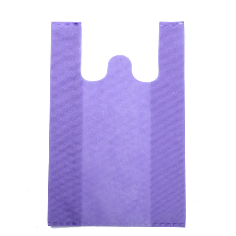 无纺布背心袋可印LOGO服装超市购物手提袋定制广告礼品无纺布袋详情图11