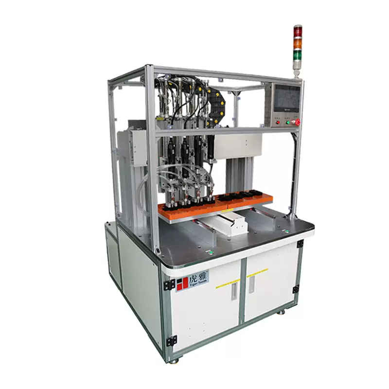 落地式四轴锁螺丝机多轴吹气式打拧螺丝设备上多轴同步锁全自动