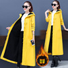 2020 new pattern Plush thickening keep warm Retro Ethnic style Windbreaker coat Autumn and winter have more cash than can be accounted for Plush Large Outside the ride