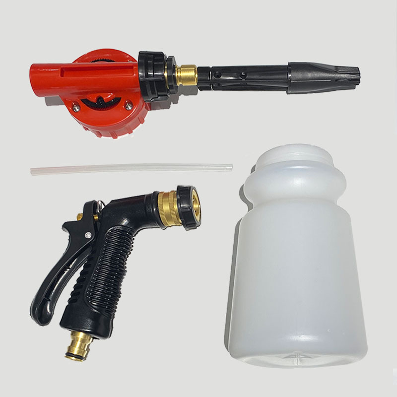 Household Low Pressure Foam Pot 1L Portable Water Gun Detachable Dual-purpose Car Wash Foam Spray Can