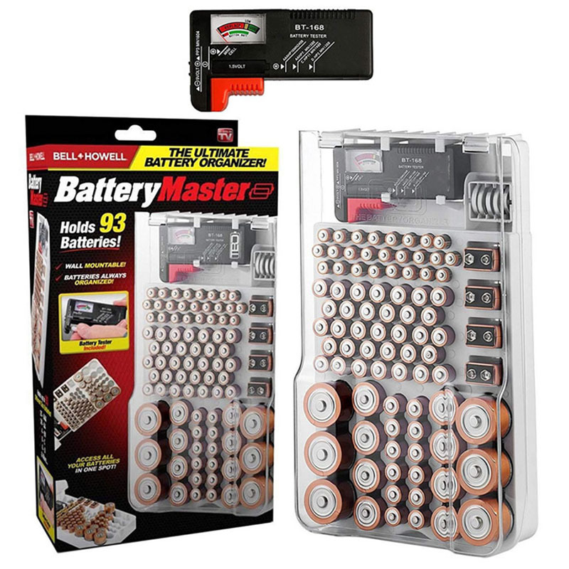 亞馬遜爆款TV産品Battery Master電池收納盒強弱指示容量測試器