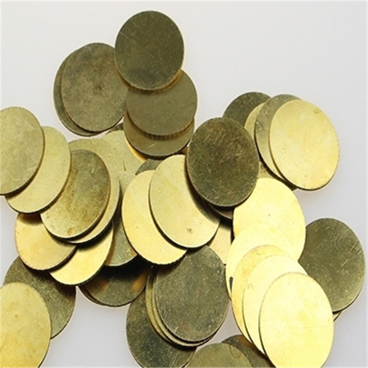 加工黄铜片 黄铜圆片 黄铜垫片 切割 冲孔 折弯 各种形状加工