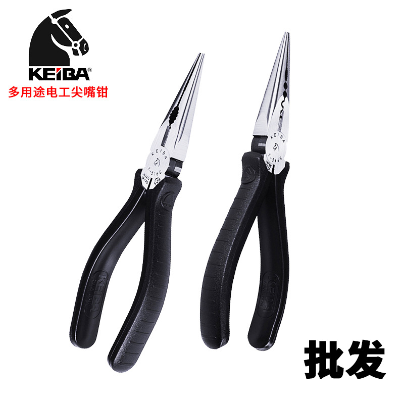 [批发]日本马牌KEIBA多功能尖嘴钳T-316S/T-346S六寸电工尖咀钳