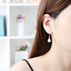 Fashionable universal earrings, simple and elegant design, cat's eye